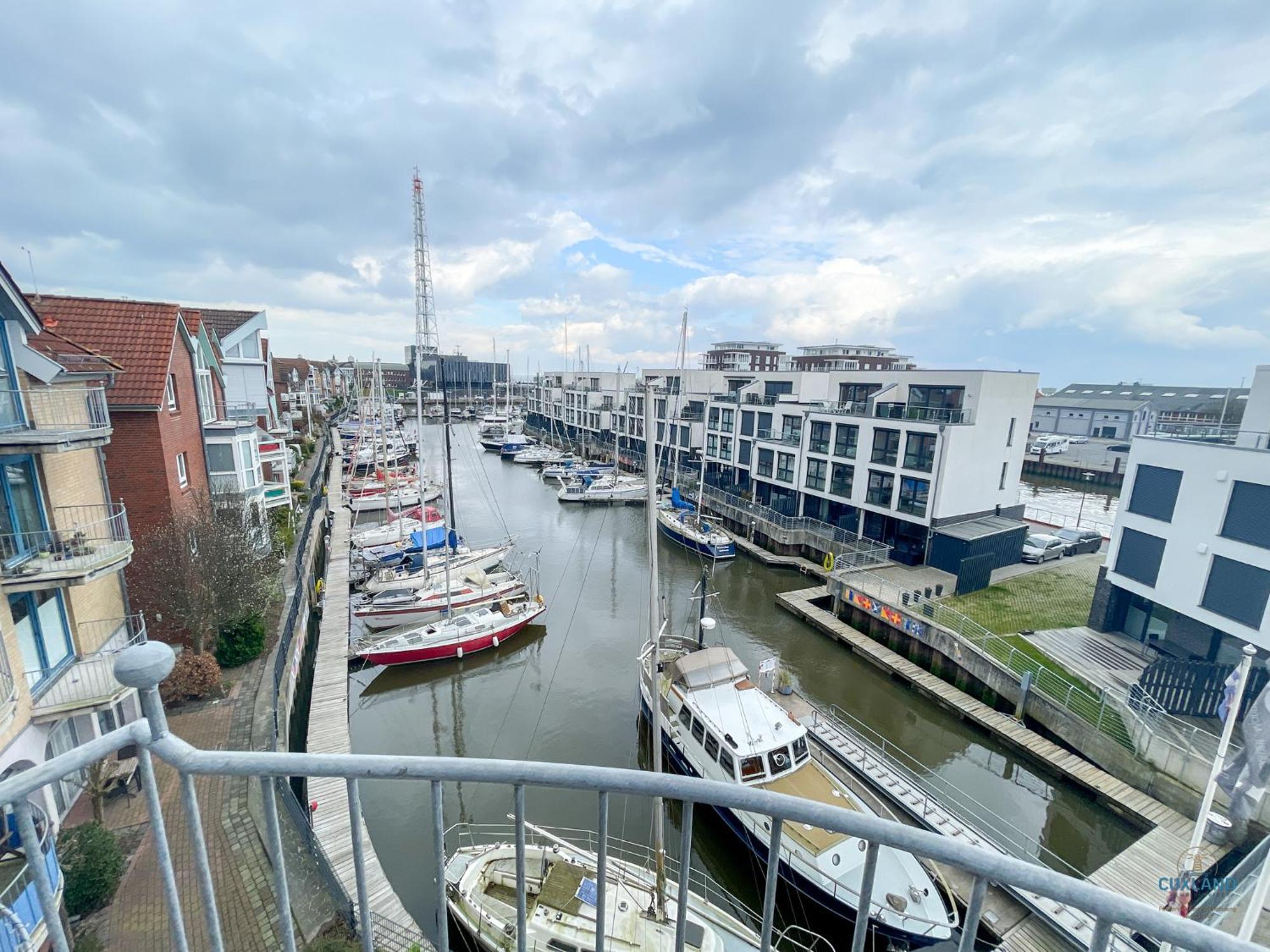 Urlaub Direkt In Der City Marina Cuxhaven Kültér fotó