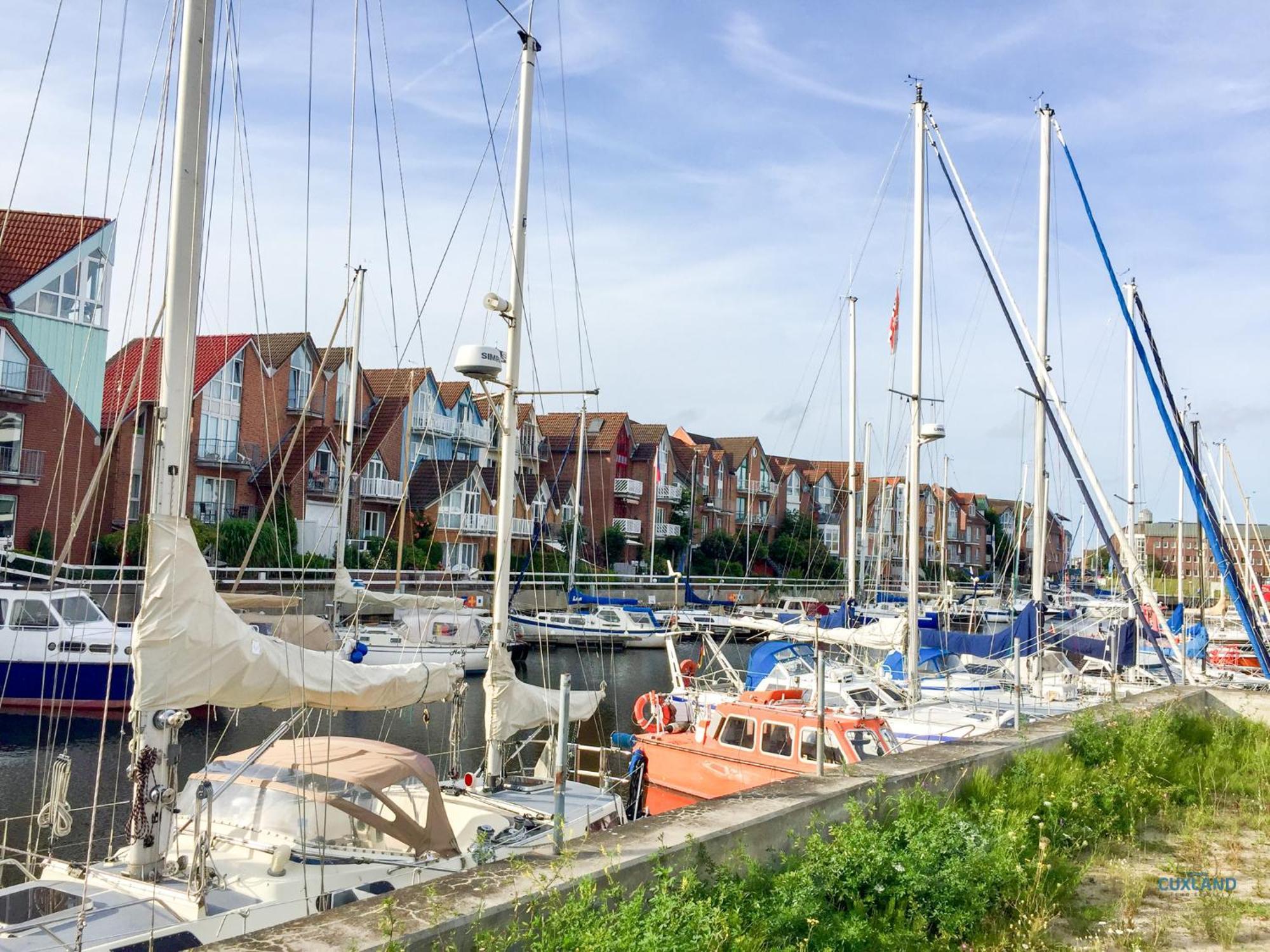 Urlaub Direkt In Der City Marina Cuxhaven Kültér fotó